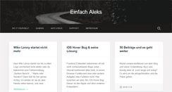 Desktop Screenshot of einfach-aleks.com