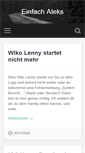 Mobile Screenshot of einfach-aleks.com