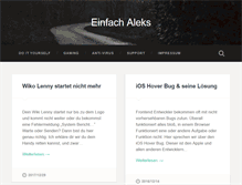 Tablet Screenshot of einfach-aleks.com